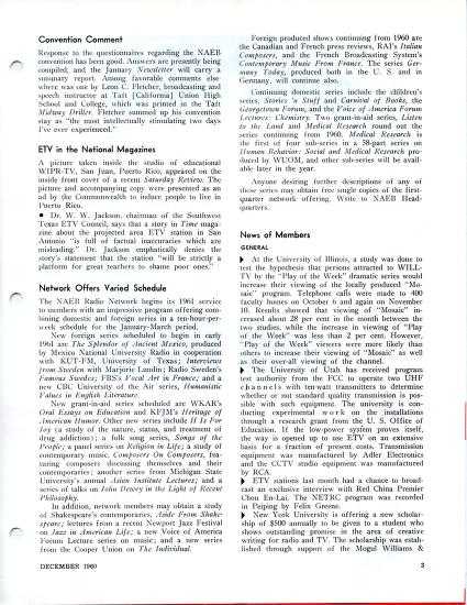 [December 1960 NAEB newsletter](/document/naeb-b111-f09-04/) announcing *H Is for Joy* and other new series.
