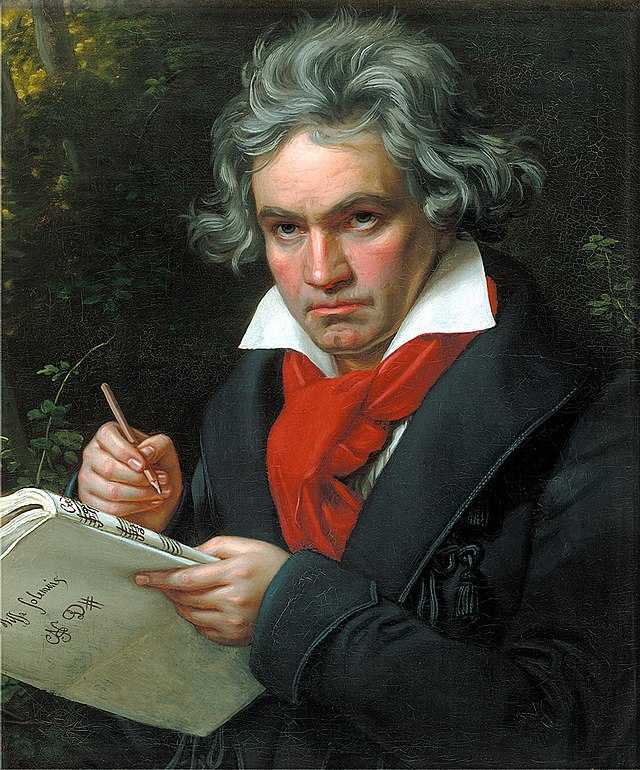 1820 potrait of Ludwig van Beethoven by Joseph Karl Stieler. The famed composer and pianist serves as the subject of the series *[Beethoven: The Man Who Freed Music](/programs/beethoven-the-man-who-freed-music/)*, produced by the University of Michigan to commemorate the 200th anniversary of the Beethoven’s birth. Public doman painting retrieved from [Wikimedia](https://commons.wikimedia.org/wiki/File:Beethoven.jpg).